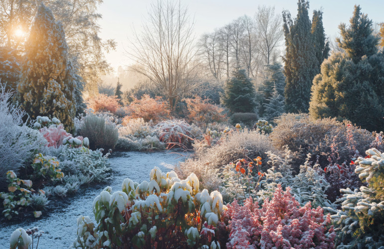 Wintergroene tuin